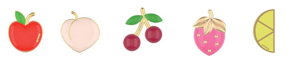 Crocs Charms, Elevated Fruits - 5 stk.